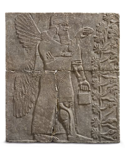 翼のある天才の救済、アシュルナシルパルの治世、紀元前883-859年 作： Assyrian