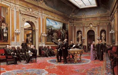 1904 年 3 月の上院会議場 作： Asterio Mañanós Martínez