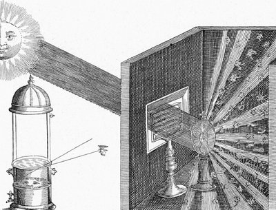 太陽光の屈折と散乱 作： Athanasius Kircher