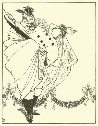 The Savoy No.1』目次ページ（リトグラフ 作： Aubrey (after) Beardsley