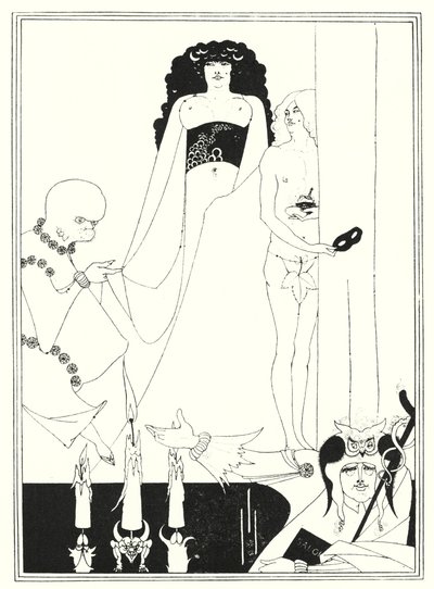 ヘロディアスに入る（彫刻 作： Aubrey (after) Beardsley