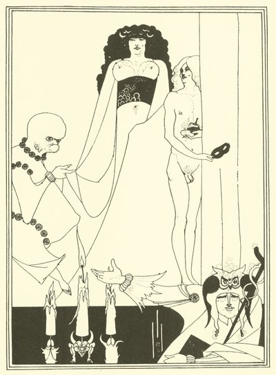 ヘロディアス（リトグラフ 作： Aubrey (after) Beardsley