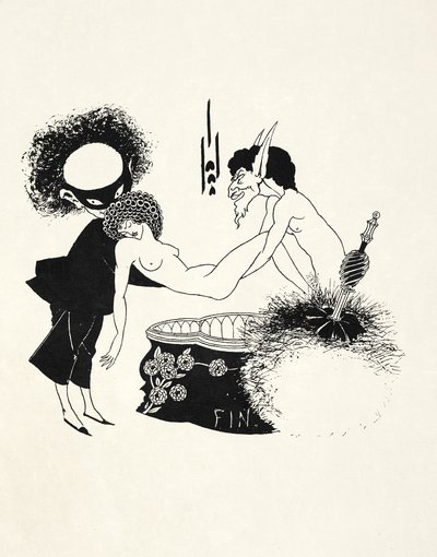 オスカー・ワイルドによる「サロメ」のイラスト 作： Aubrey (after) Beardsley