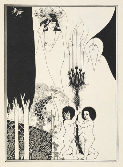 オスカー・ワイルドによる「サロメ」のイラスト 作： Aubrey (after) Beardsley