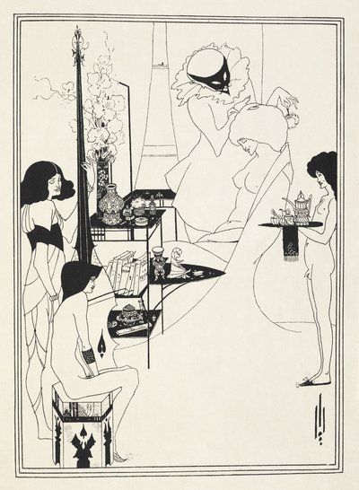 オスカー・ワイルドによる「サロメ」のイラスト 作： Aubrey (after) Beardsley