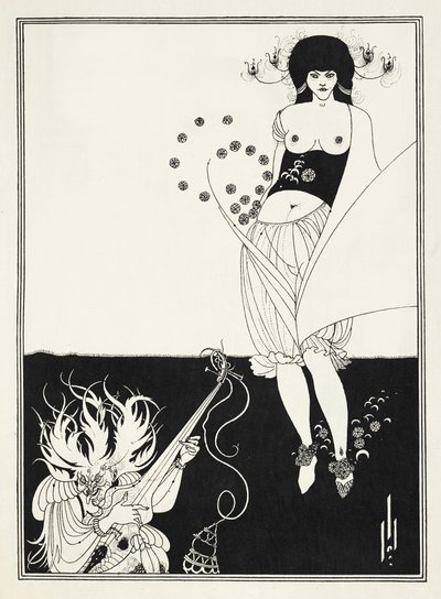 オスカー・ワイルドによる「サロメ」のイラスト 作： Aubrey (after) Beardsley