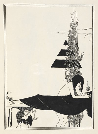 オスカー・ワイルドによる「サロメ」のイラスト 作： Aubrey (after) Beardsley