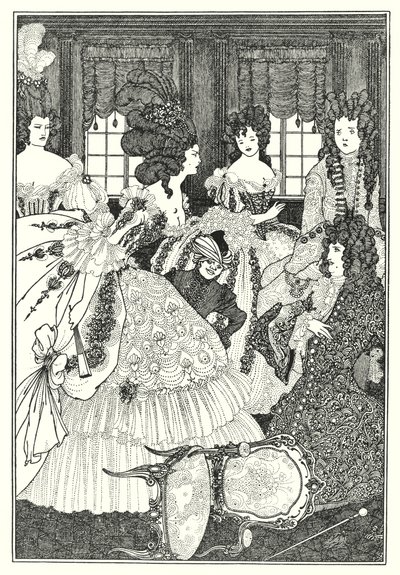 ボウとベルの戦い（彫刻 作： Aubrey (after) Beardsley
