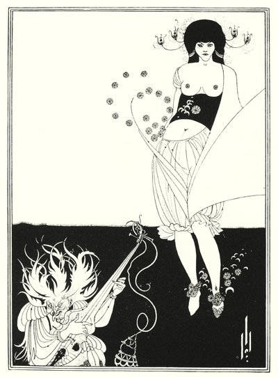 The Stomach Dance (e.g. engraving) 作： Aubrey (after) Beardsley