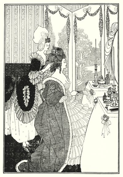 The Toilet (エングレービング) 作： Aubrey (after) Beardsley
