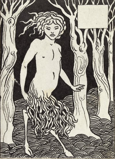 フォーン、1880年代 作： Aubrey Beardsley