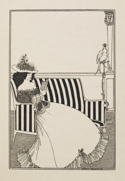 Second Book of Fifty Drawings のカタログ カバー 作： Aubrey Beardsley