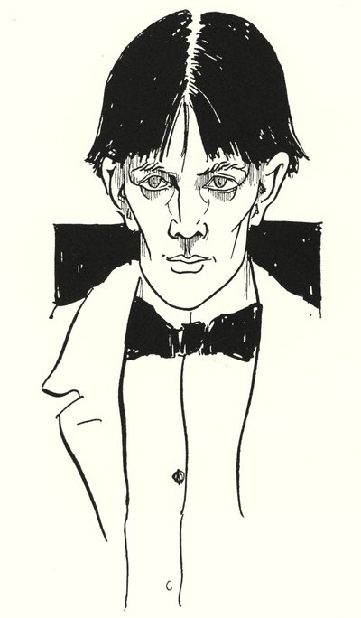 一人でオーブリー・ビアズリーの肖像 作： Aubrey Beardsley