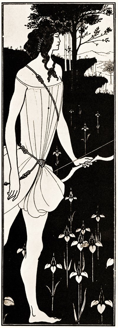 カリドンのアタランタ、1896年 作： Aubrey Beardsley