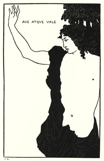 女王の、さようなら、カトゥルス、カルメンCi 作： Aubrey Beardsley