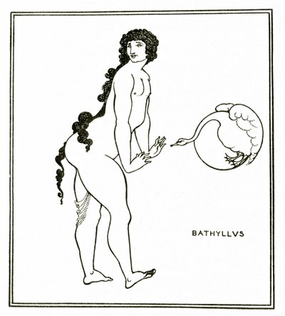 バティルス、1894年頃 作： Aubrey Beardsley