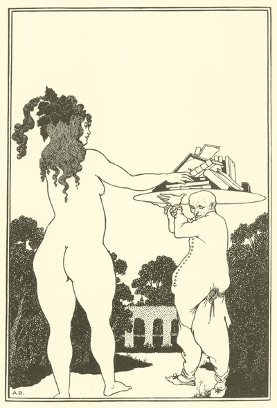 ブックプレート 作： Aubrey Beardsley
