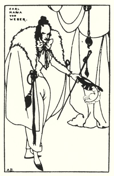 カールマリアフォンウェーバー 作： Aubrey Beardsley