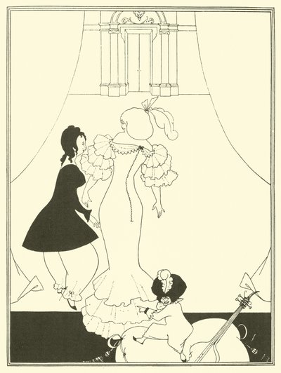 マリオネットのコメディーバレエ 作： Aubrey Beardsley