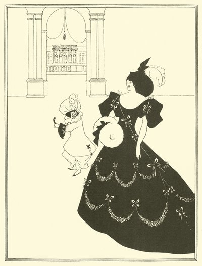 マリオネットのコメディーバレエ 作： Aubrey Beardsley