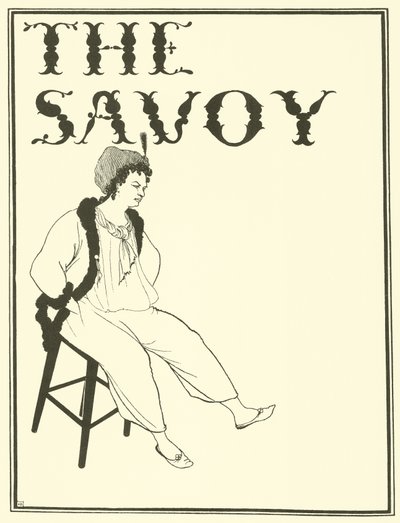 表紙デザイン、サボイ 作： Aubrey Beardsley