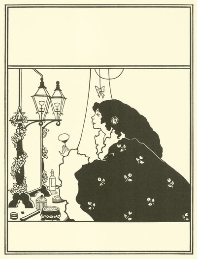 表紙デザイン、イエローブック 作： Aubrey Beardsley