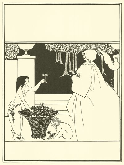 表紙デザイン、イエローブック 作： Aubrey Beardsley