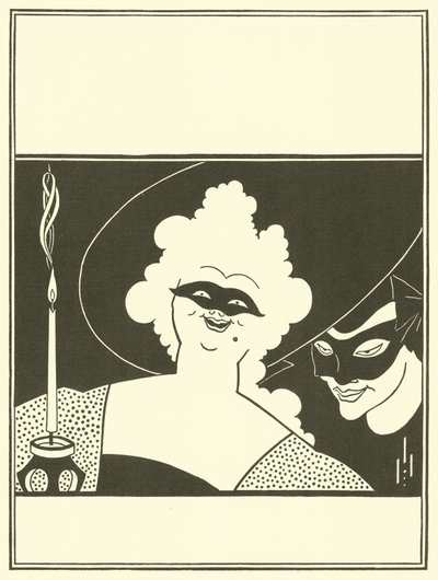表紙デザイン、イエローブック 作： Aubrey Beardsley