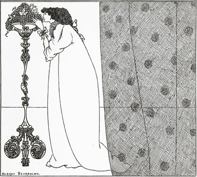 「サボイ」のカバーデザイン、1896年 作： Aubrey Beardsley