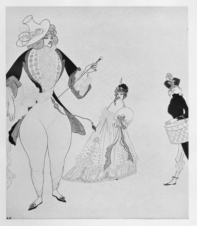 ダルベルトの理想を求めて1897 作： Aubrey Beardsley