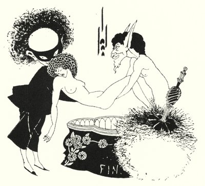 テールピースのデザイン 作： Aubrey Beardsley