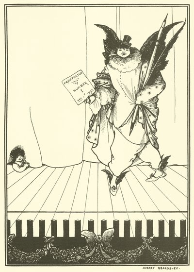 サボイの目論見書のデザイン 作： Aubrey Beardsley