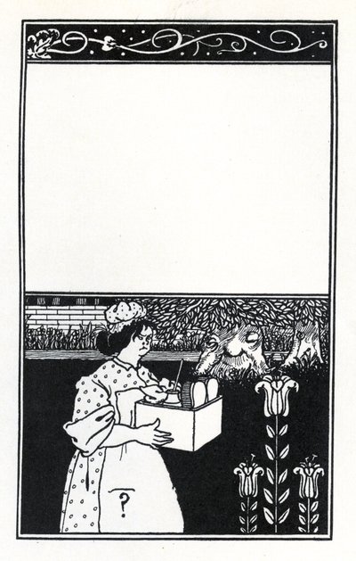 HD Traillによる「The Barbarous Britishers」のカバーのデザイン 作： Aubrey Beardsley