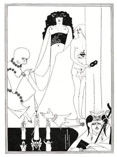 Herodiasの登場 作： Aubrey Beardsley