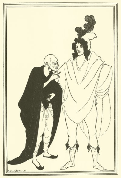 ヘラルドの検査 作： Aubrey Beardsley
