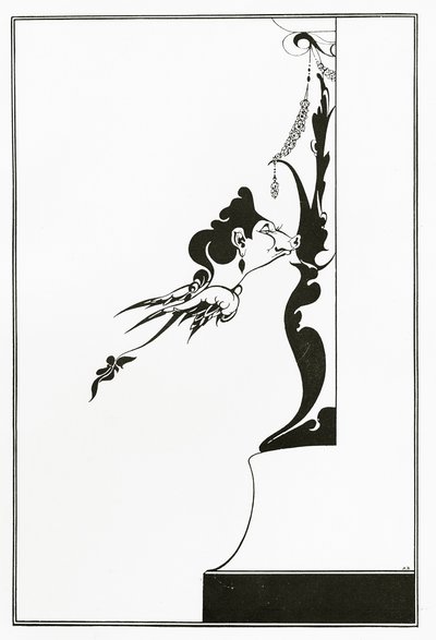 「罪の家」の表紙、1897 作： Aubrey Beardsley