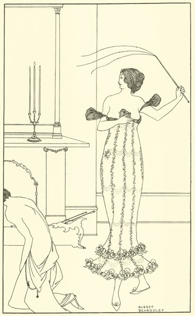 フロンティピース、アールラベンダーの素晴らしい使命の完全かつ真実の説明 作： Aubrey Beardsley