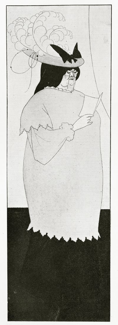 「L&39;Education Sentimentale」のイラスト、1894 作： Aubrey Beardsley