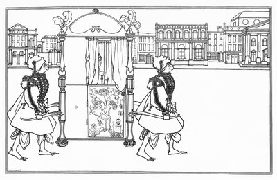 「イエローブック」のイラスト 作： Aubrey Beardsley