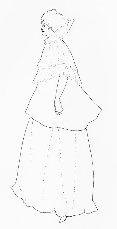 レジャン夫人、「イエローブック」のイラスト、1894 作： Aubrey Beardsley