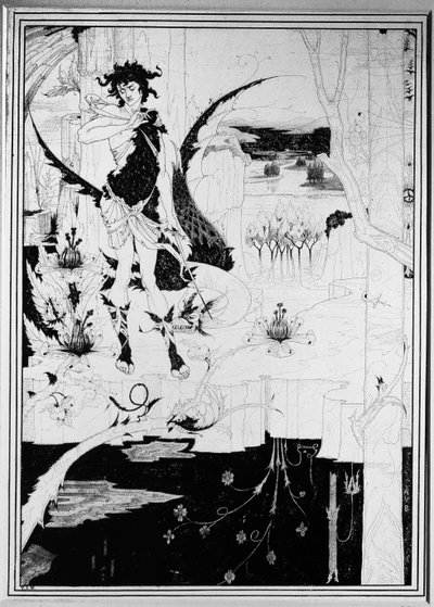 ワーグナー作曲「ニーベルングの指輪」第2幕より「ジークフリート 作： Aubrey Beardsley
