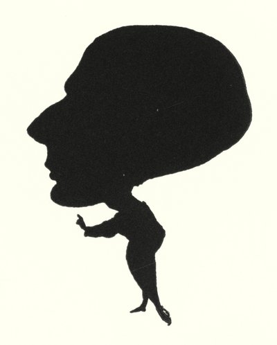 オーブリービアズリーのシルエット 作： Aubrey Beardsley