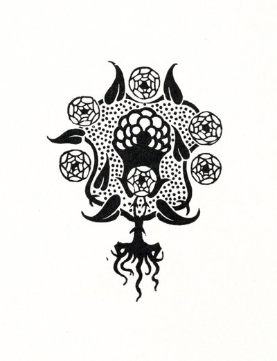 「サロメ」の表紙の小さなデザイン、1899年 作： Aubrey Beardsley