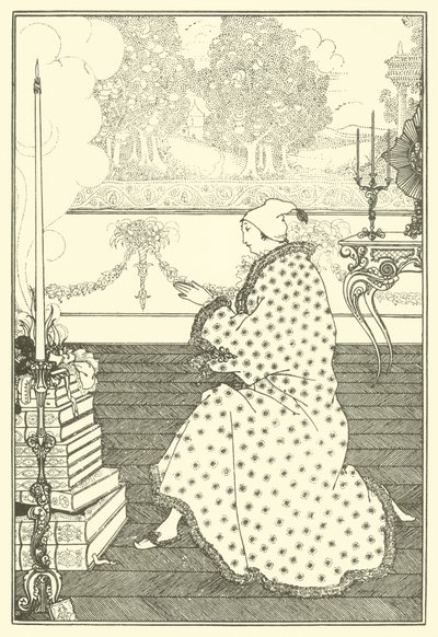 男爵の祈り 作： Aubrey Beardsley