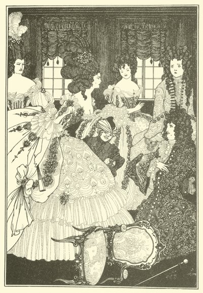ボザールとベルズの戦い 作： Aubrey Beardsley
