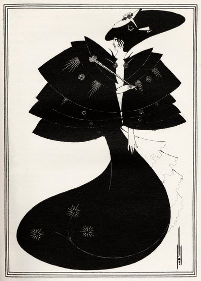ザ・ブラック・ケープ 作： Aubrey Beardsley