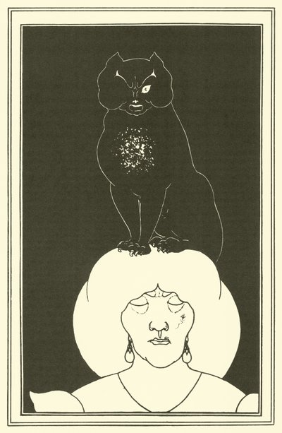 黒猫 作： Aubrey Beardsley
