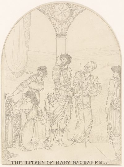 マグダレンのマリアの典礼 作： Aubrey Beardsley