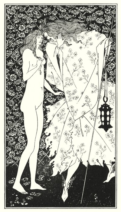 ミステリアスローズガーデン 作： Aubrey Beardsley