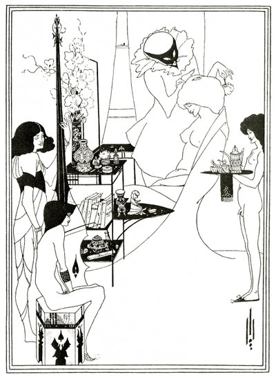 サロメのトワレ』1894年頃（リトグラフ 作： Aubrey Beardsley